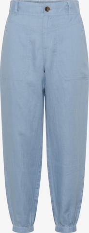 Part Two Tapered Hose 'Shenas' in Blau: Vorderseite