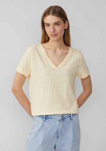 s.Oliver Shirt in Geel: voorkant