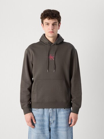 Calvin Klein Jeans Sweatshirts in Braun: Vorderseite