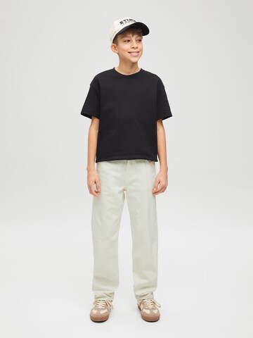 Jack & Jones Junior Loose fit Jeans 'JJIChris JJOriginal' in White