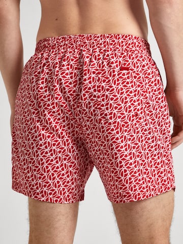 Pepe Jeans Swim Trunks in Red
