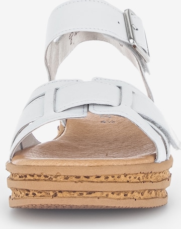 GABOR Strap Sandals in White