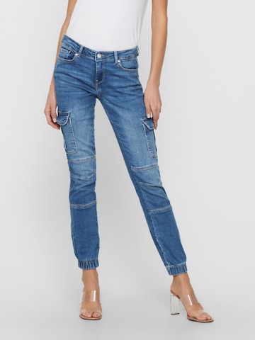 ONLY Cargo Jeans 'Missouri' in Blue: front