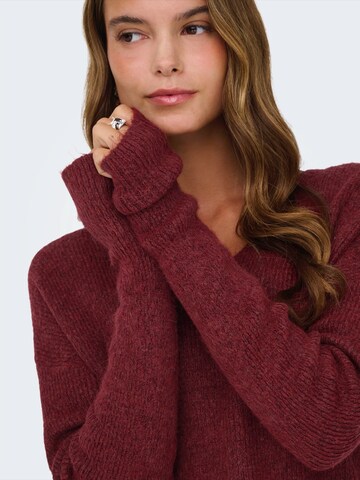 ONLY Pullover 'ONLCamilla' in Rot