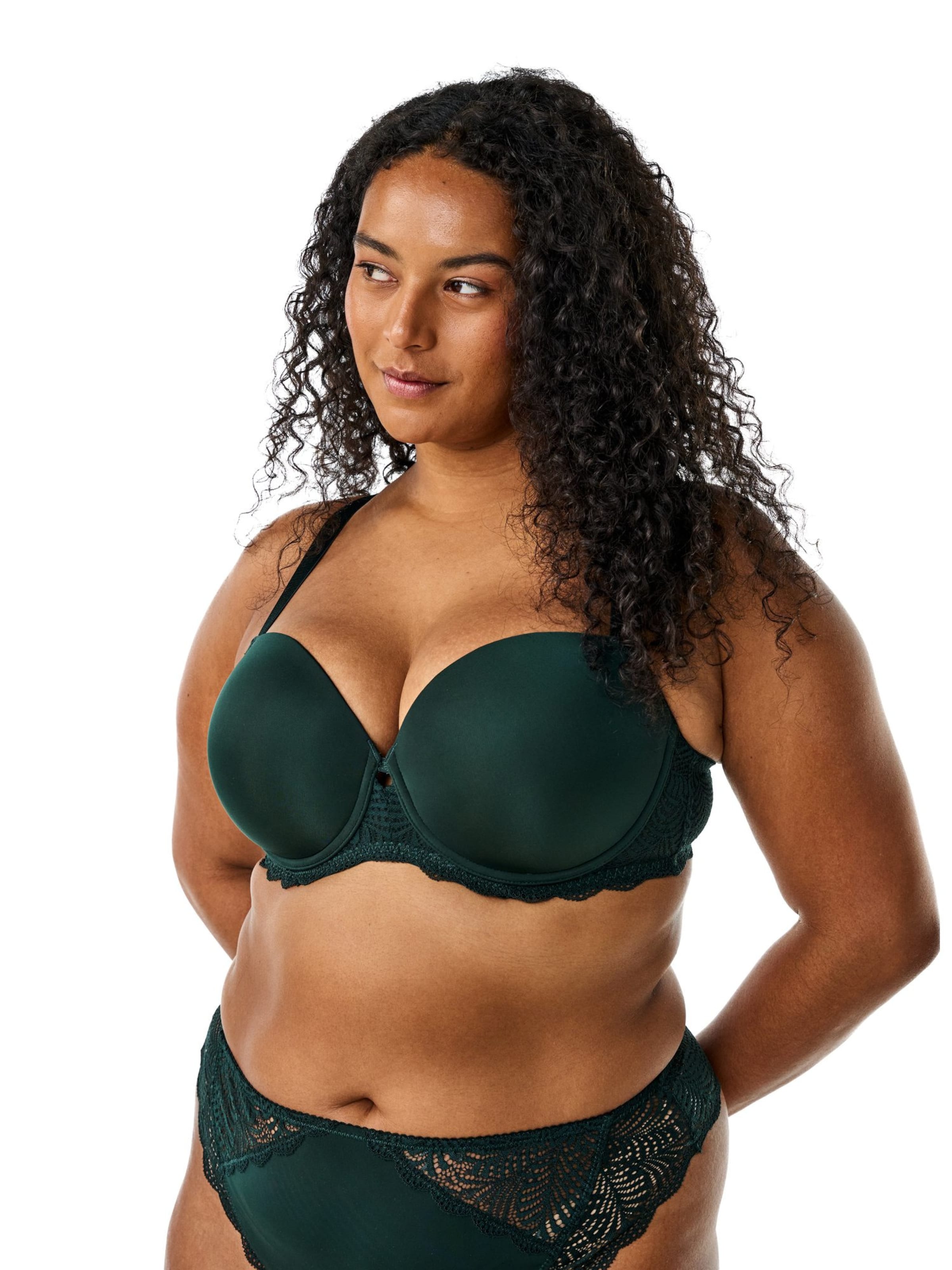 Devoted by Zizzi Minimizer BH in Groen: voorkant