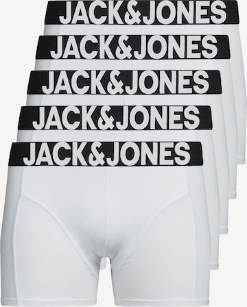 JACK & JONES Boxer shorts 'JJSolid' in White: front
