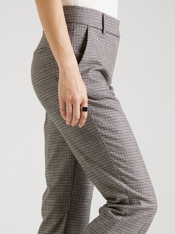 FIVEUNITS Flared Pleated Pants 'Clara' in Brown