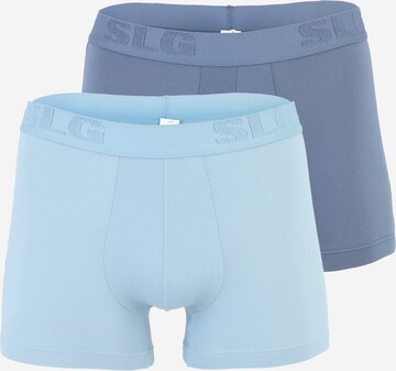 Boxers 'Base Soft' SLOGGI en bleu : devant