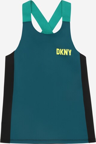 Haut DKNY en bleu : devant