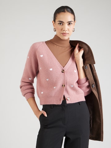 Cardigan 'Lana' ABOUT YOU en rose : devant