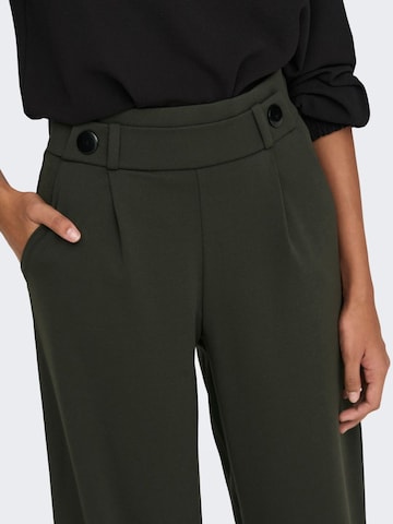 JDY Wide leg Pleat-Front Pants in Green