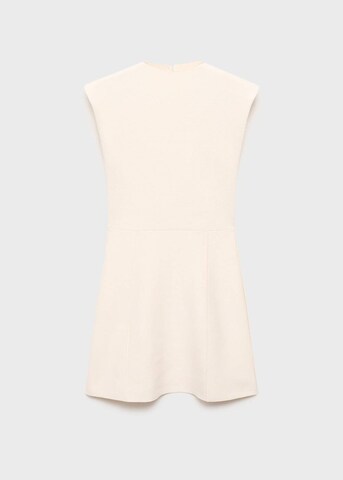 MANGO Knitted dress 'Domino' in Beige