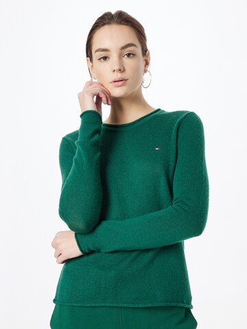 TOMMY HILFIGER Trui in Groen: voorkant