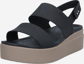 Crocs Sandals 'Brooklyn' in Black: front