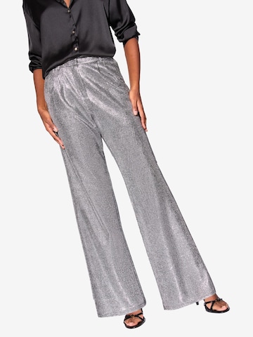 Lipsy Wide Leg Hose in Silber: Vorderseite