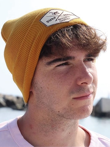 Surf Monkey Mütze in Gelb