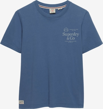 T-shirt Superdry & Co en bleu : devant