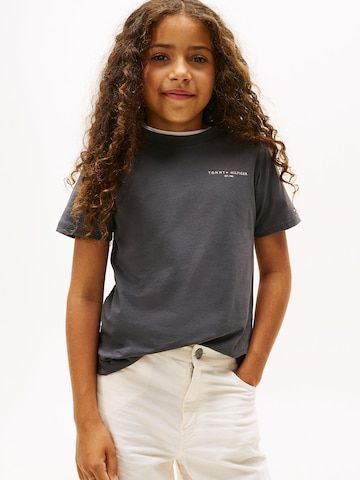 T-Shirt TOMMY HILFIGER en gris : devant