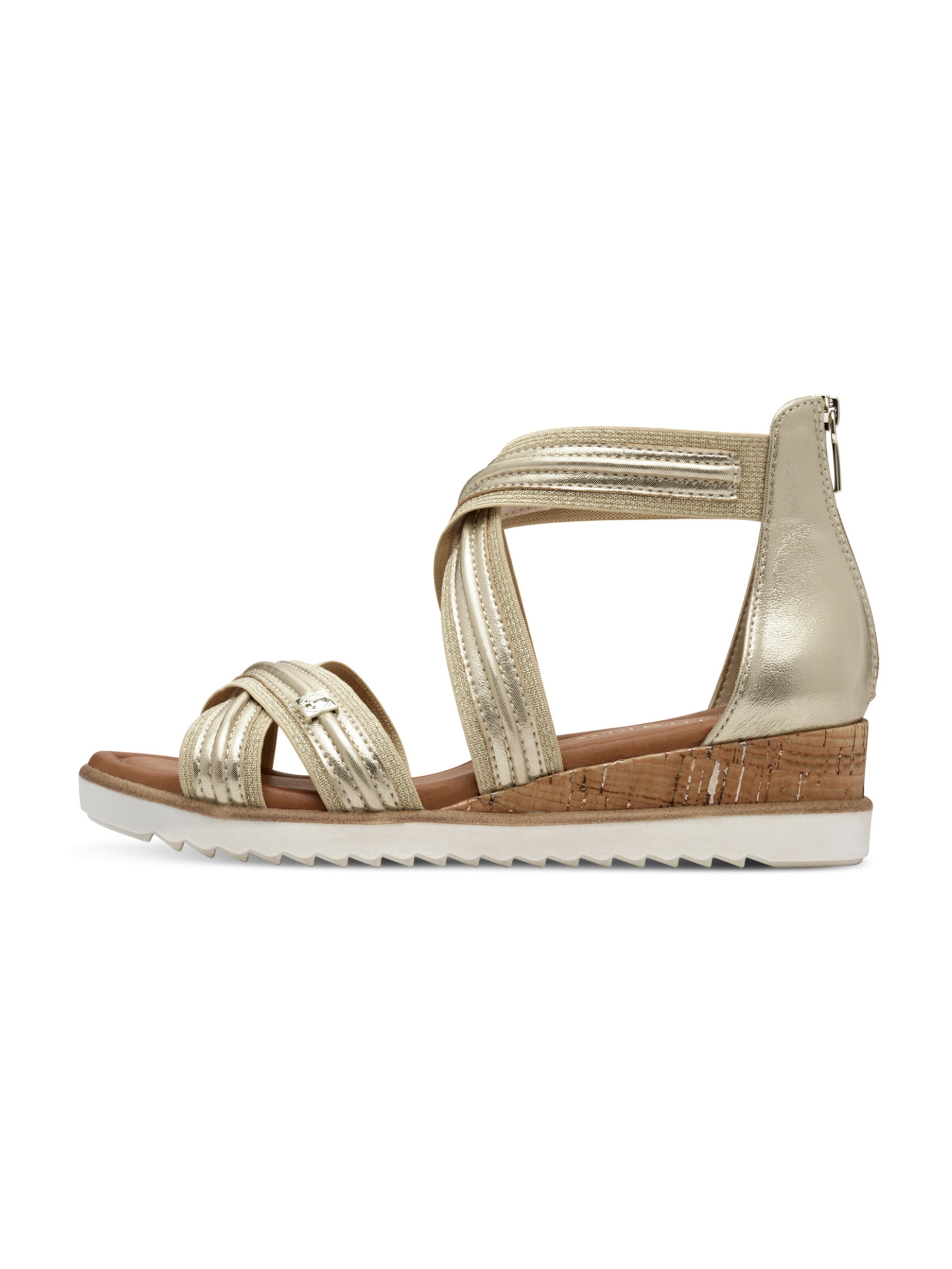 Tamaris Sandály – zlatá