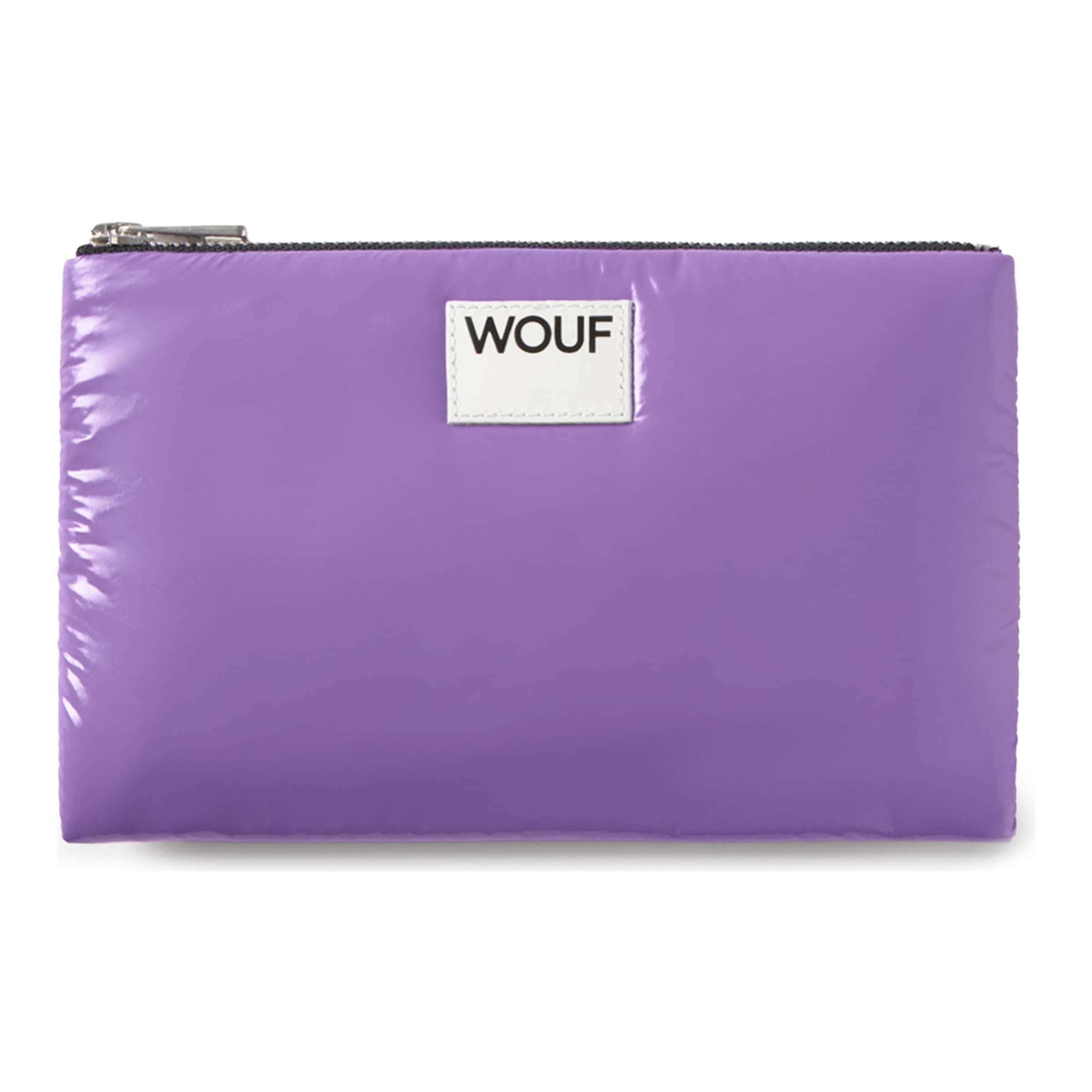 Wouf Clutch 'Glossy' in Lila: voorkant