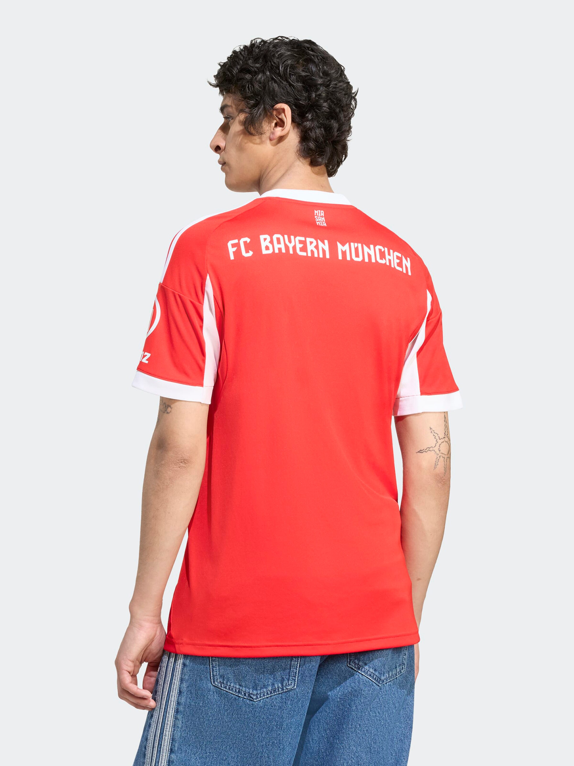 Maillot 'FC Bayern München 2025/2026' ADIDAS PERFORMANCE en Rouge