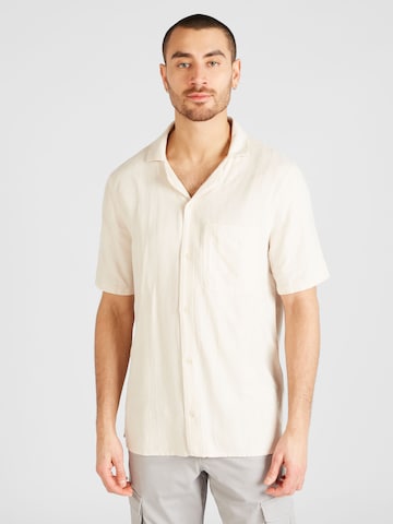 HOLLISTER Regular Fit Skjorte i beige: forside