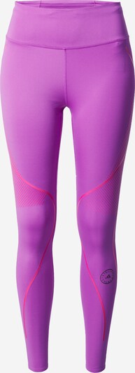 ADIDAS BY STELLA MCCARTNEY Sporta bikses 'Truepace', krāsa - tumši lillā / rozā / melns, Preces skats