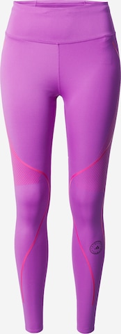 Skinny Pantalon de sport 'Truepace' ADIDAS BY STELLA MCCARTNEY en violet : devant