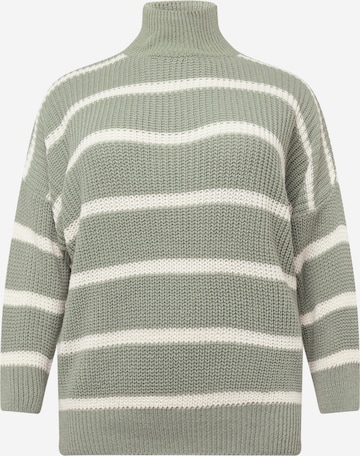 Z-One Sweater 'Mu44riel' in Green: front