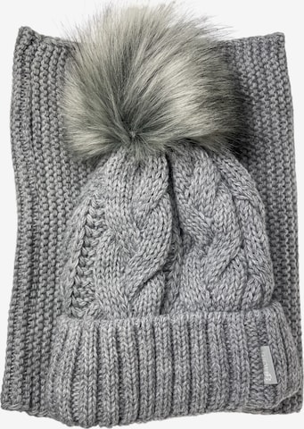 Kumixi Beanie 'Set' in Grey: front