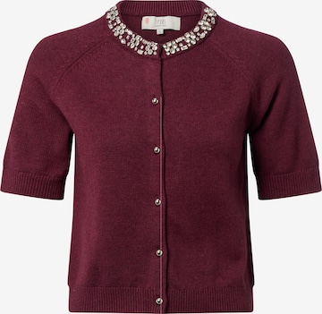 Cardigan Ipuri en rouge : devant