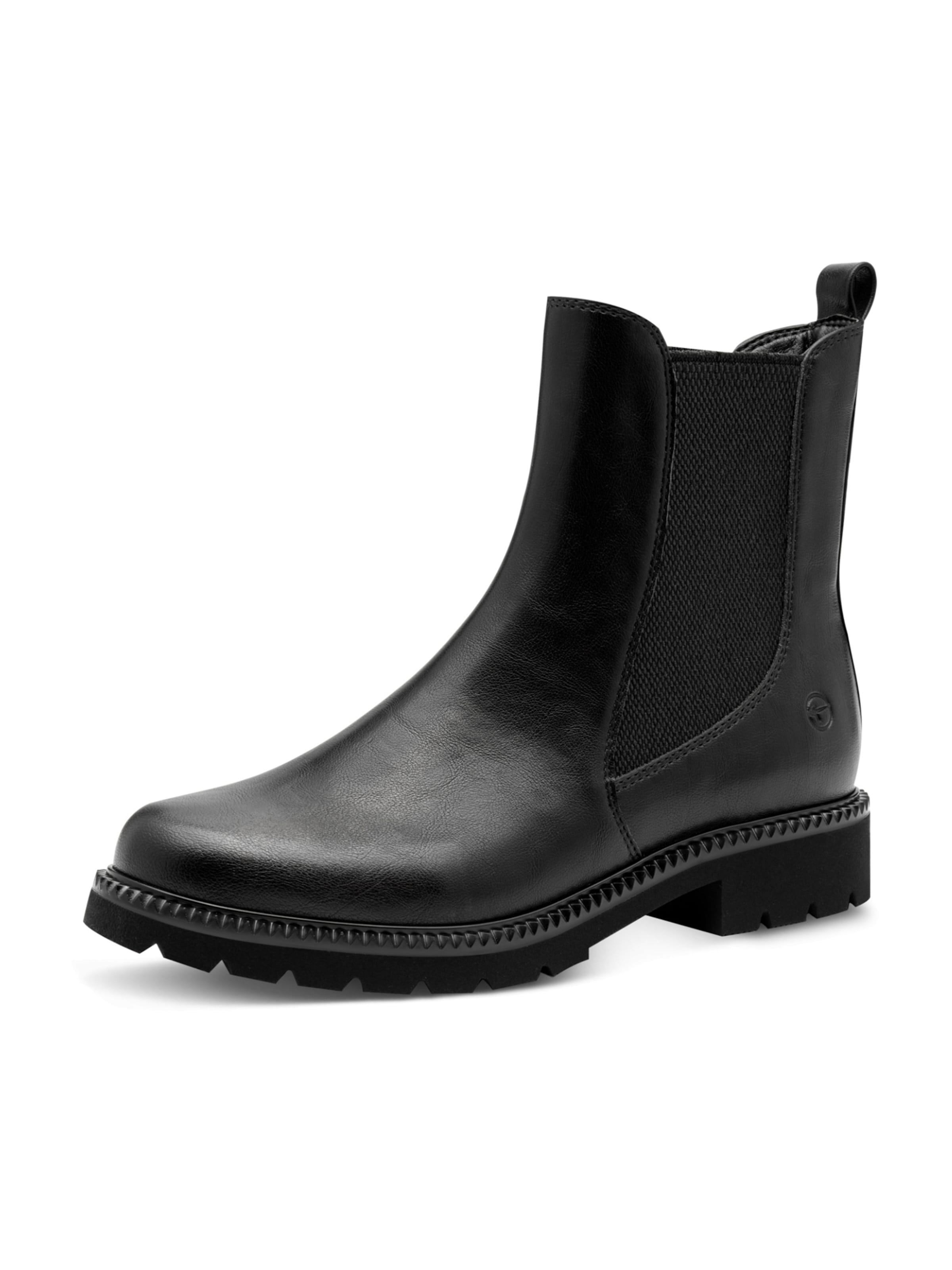 Tamaris Chelsea boots in Black: front