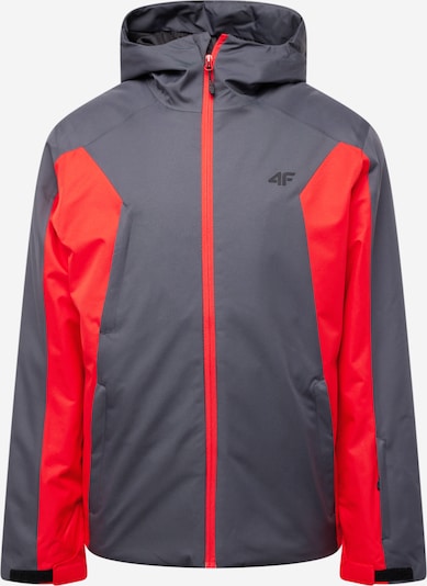 4F Veste de sport en gris foncé / rouge, Vue avec produit