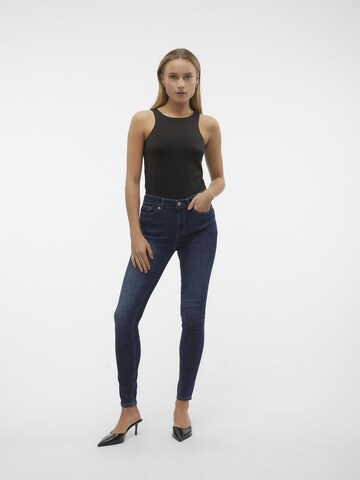 VERO MODA Skinny Jeans 'Lash' in Blauw