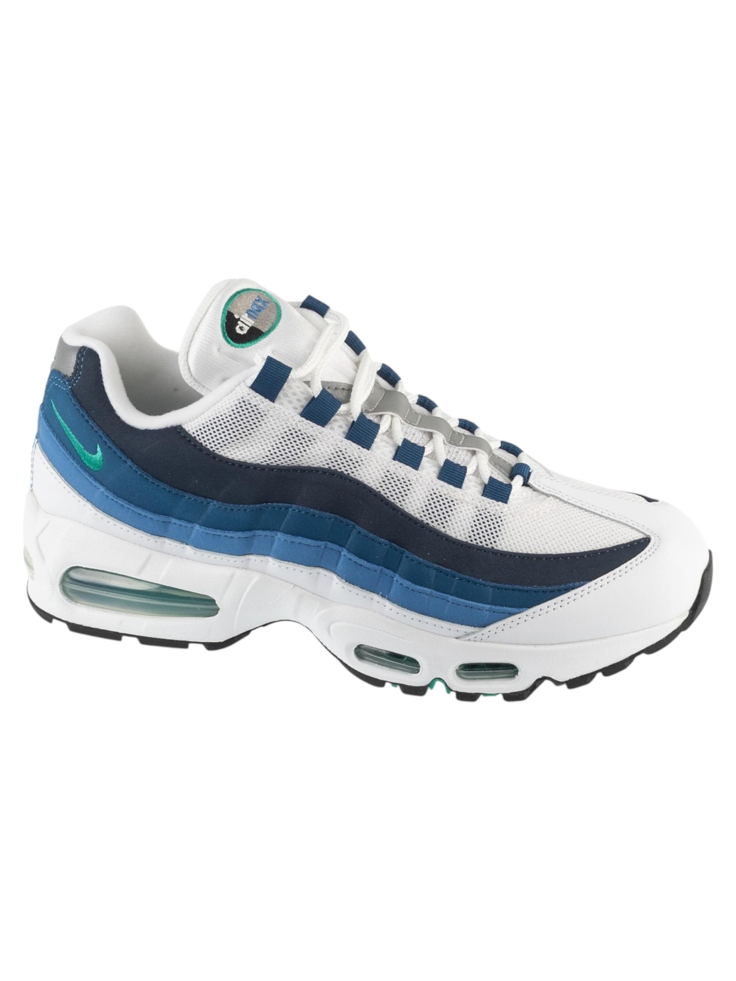 NIKE Sneakers laag 'Nike Air Max 95 Big Bubble' in Wit: voorkant