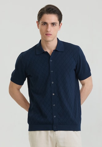 Felix Hardy Strickjacke in Blau: Vorderseite