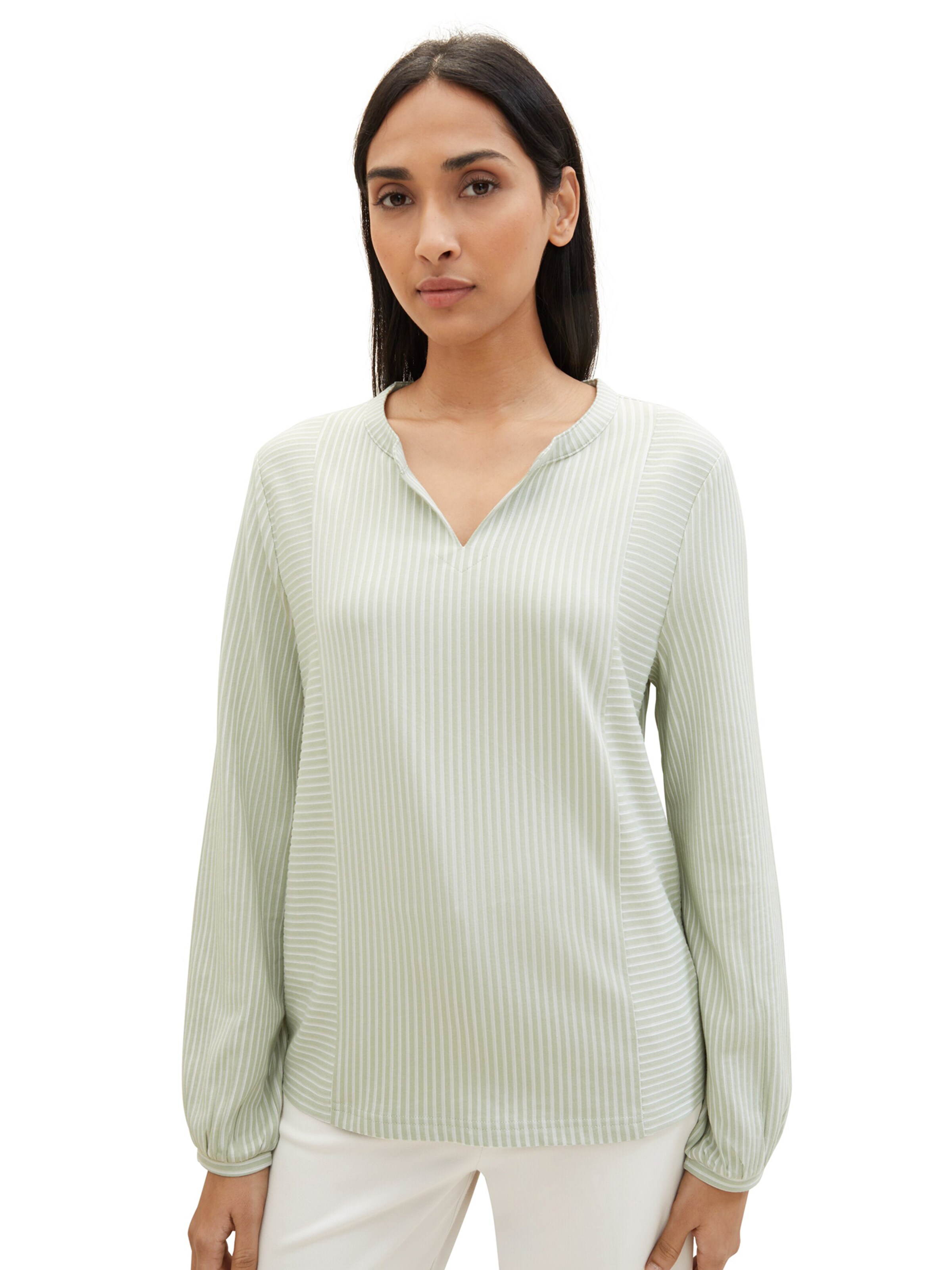 TOM TAILOR Blouse in Green: front
