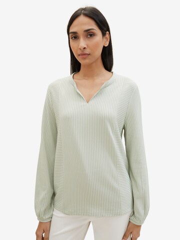 TOM TAILOR Blouse in Groen: voorkant