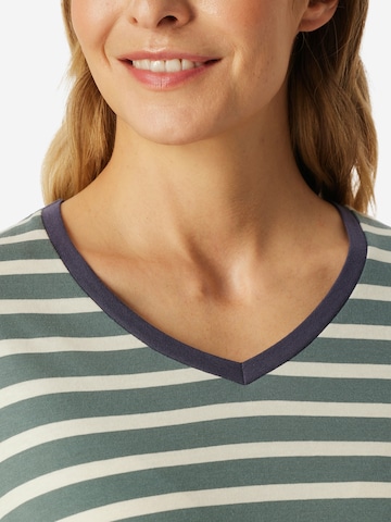 SCHIESSER - Pijama ' Casual Essentials ' en verde