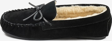 Gooce Moccasin 'Anchorage' in Black: front