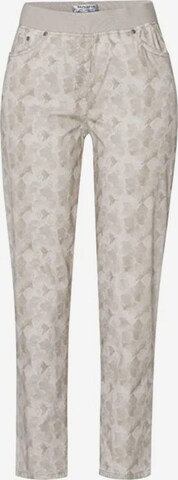 BRAX Regular Broek in Beige: voorkant