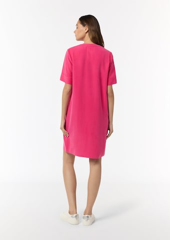 comma casual identity Jurk in Roze: terug