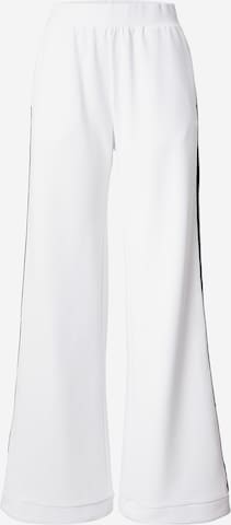 EA7 Emporio Armani Широкий Штаны в Белый: спереди