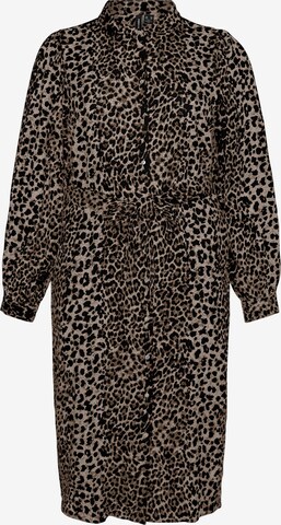 Robe-chemise 'Kittie' Vero Moda Curve en gris : devant