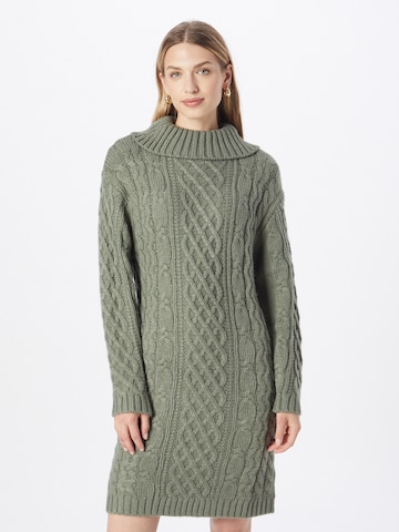 ABOUT YOU Knitted dress 'Noelia' in Green: front