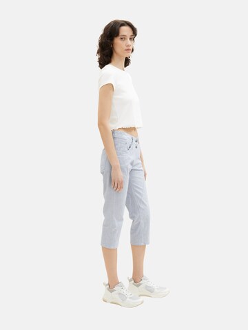 Coupe slim Pantalon TOM TAILOR en bleu