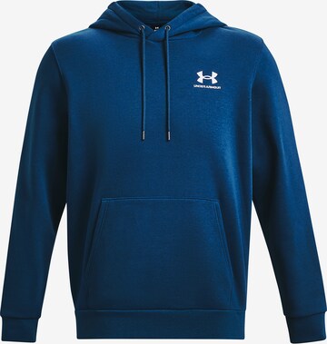 UNDER ARMOUR Sportsweatshirt 'Essential' in Blauw: voorkant