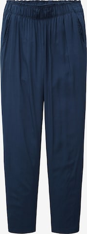 Loosefit Pantalon chino TOM TAILOR en bleu : devant