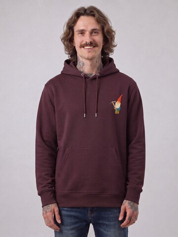 Sweat-shirt 'Gartenzwerg' Watapparel en rouge : devant