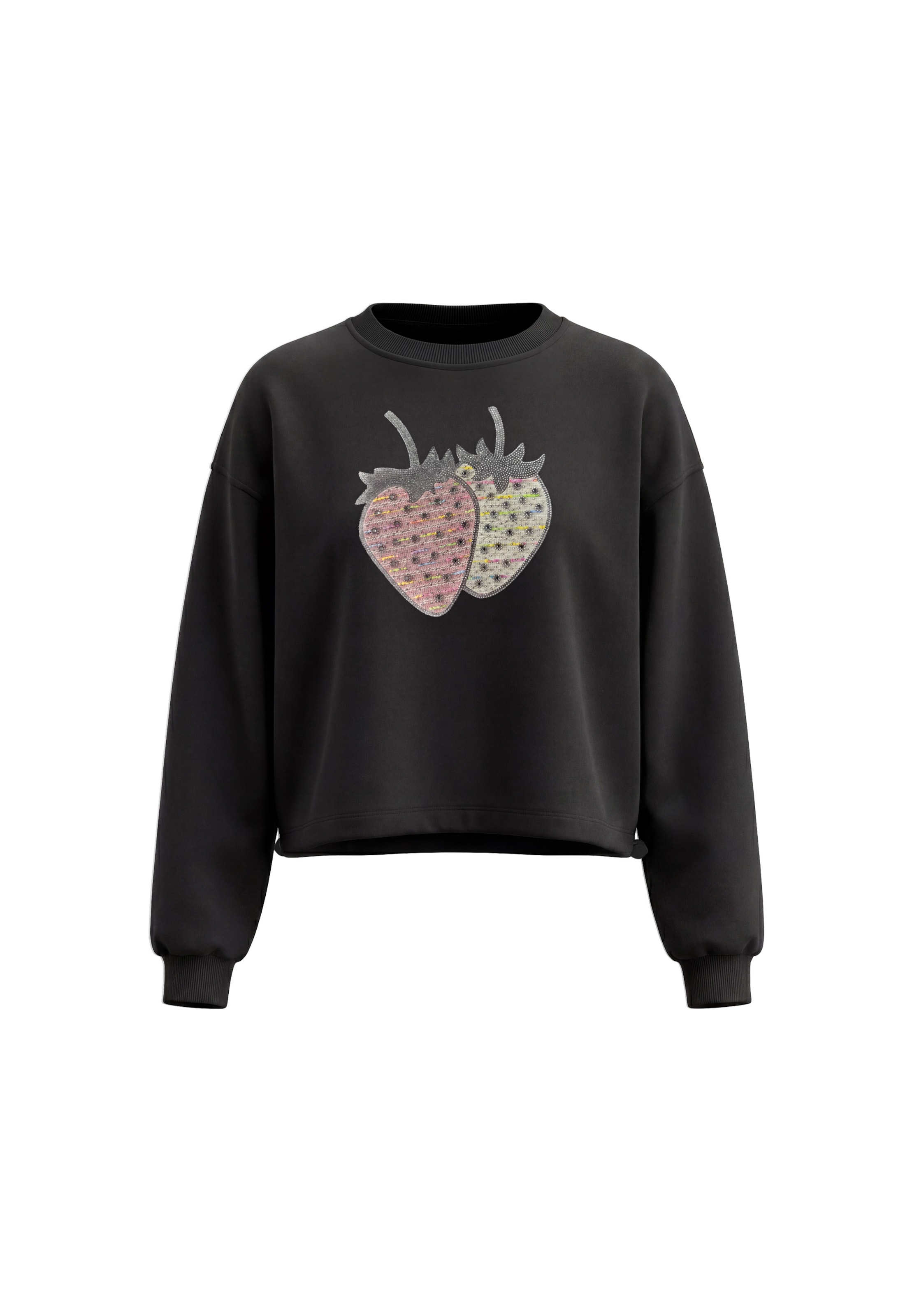 Sweat-shirt MYMO en noir : devant